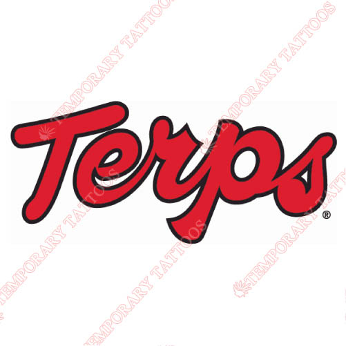 Maryland Terrapins Customize Temporary Tattoos Stickers NO.4996